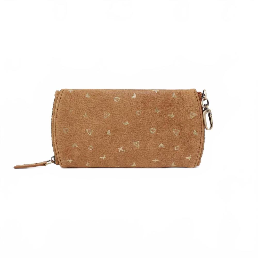NEW HOBO women's spark special edition eyeglass case in whiskey